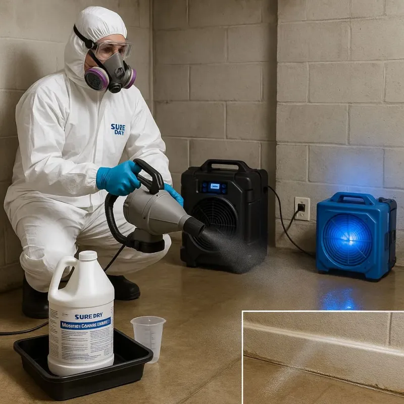 Sanitization and Odor Removal process in Indianola, WA