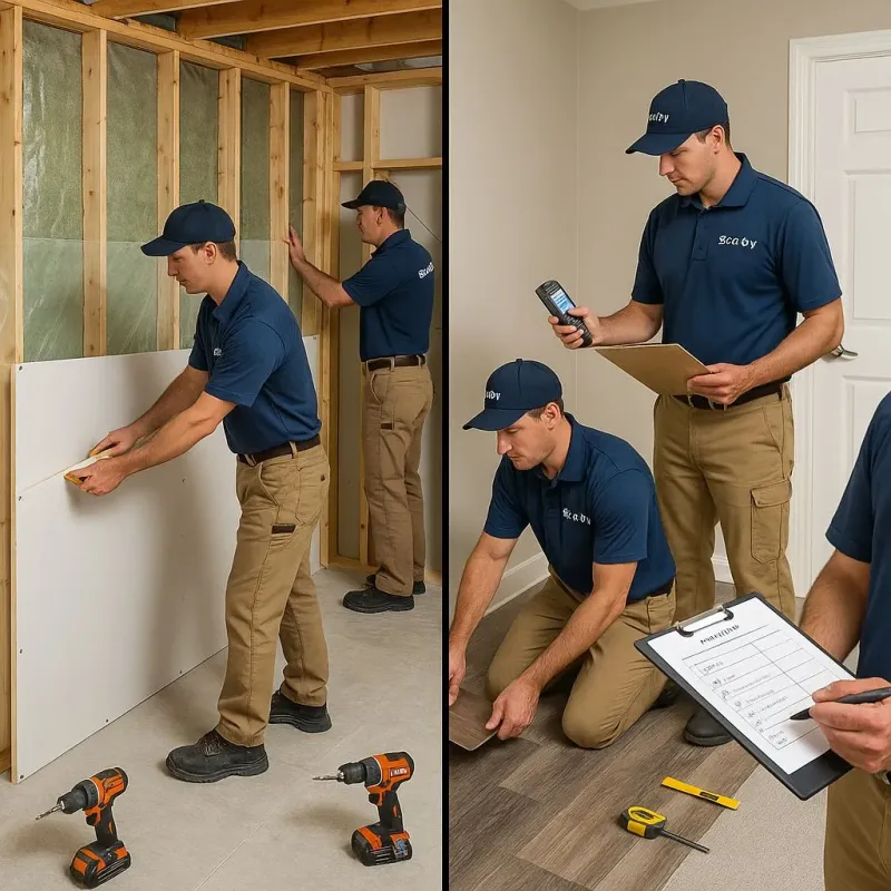 Repairs and Reconstruction process in Indianola, WA